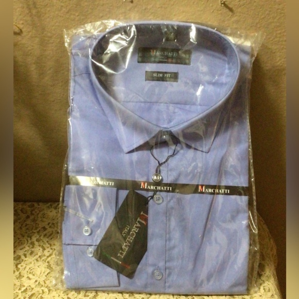 NEW MARCHATTI  ITALY  SLIM FIT SHIRT